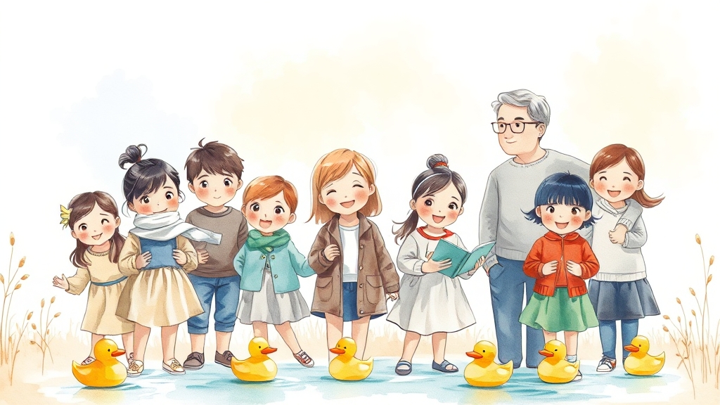 아동수당 vs 부모급여 (watercolor 스타일)