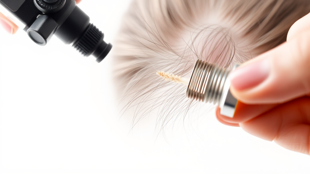 두피 백선 진단 및 치료 방법 (watercolor 스타일)