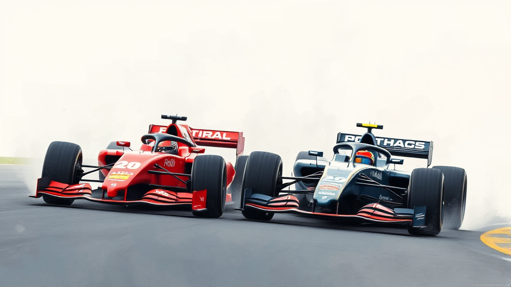 팀 내부의 치열한 역학 관계와 승리를 향한 집념 (watercolor 스타일)