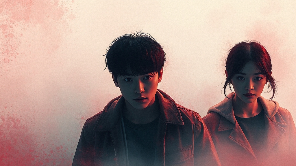 드라마 개요: 원작, 줄거리, 장르 (watercolor 스타일)