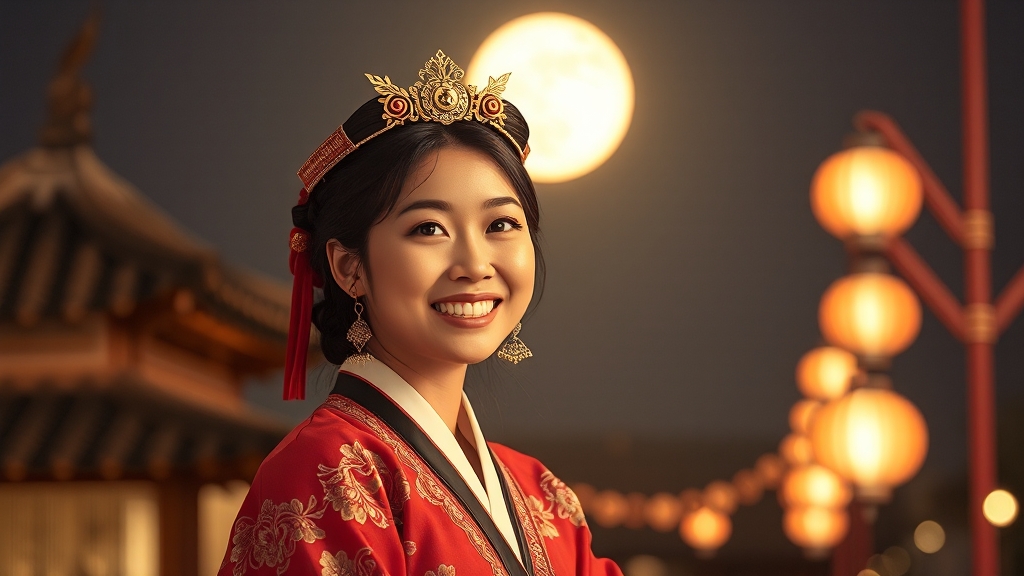 추석 인사말 영어 표현 (realistic 스타일)