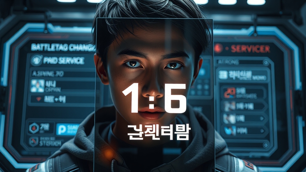 배틀태그 변경이란? (realistic 스타일)