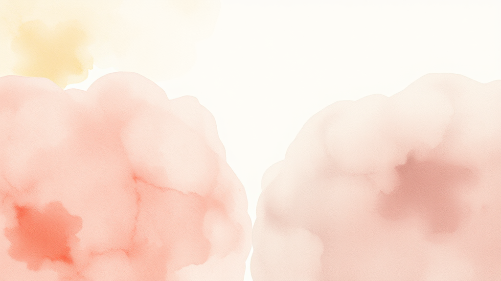 예금 금리 하락, 은행의 속셈은? (watercolor 스타일)