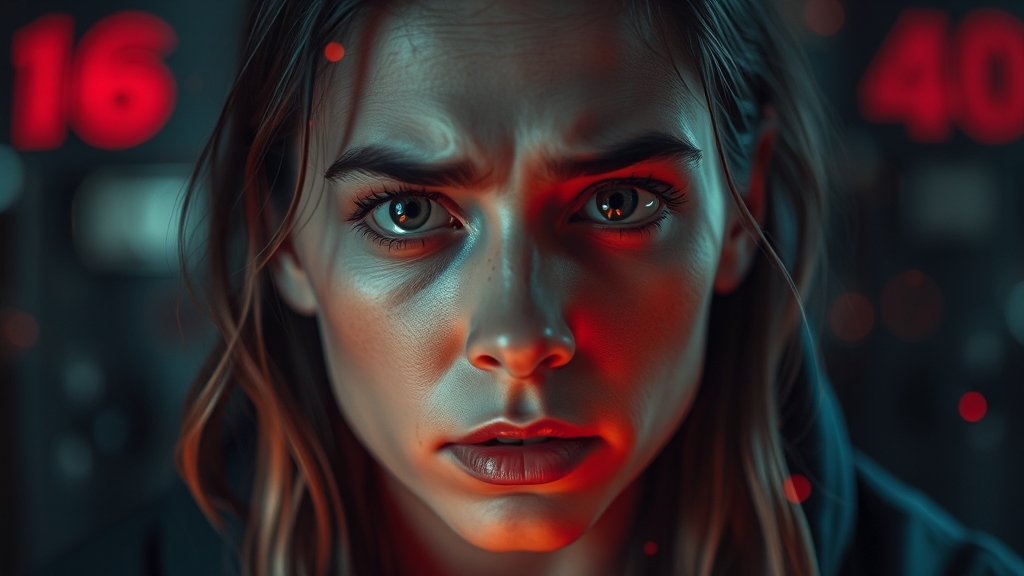 숏폼 개인정보 유출 위험 요소 (realistic 스타일)