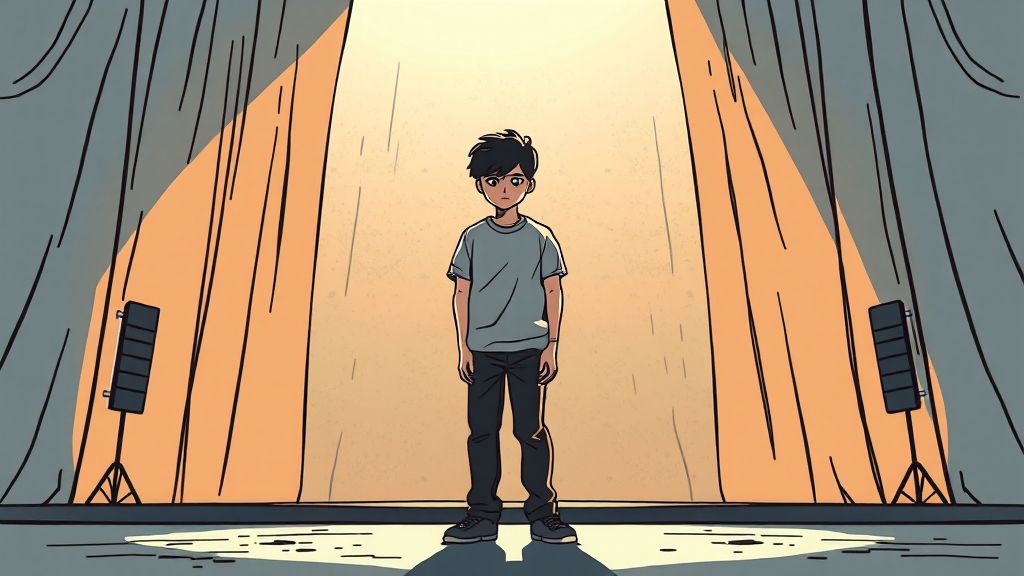 인플루언서 산업의 그림자 (illustration 스타일)