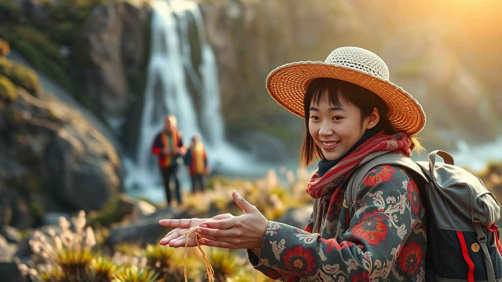 새로운 경험 추구: 액티비티 & 문화 체험 (realistic 스타일)