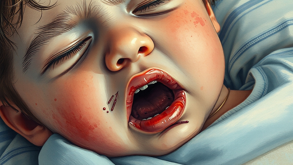 입벌림 원인과 문제점 (realistic 스타일)