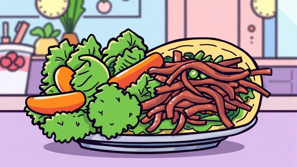 서브웨이 샐러드 FAQ (cartoon 스타일)