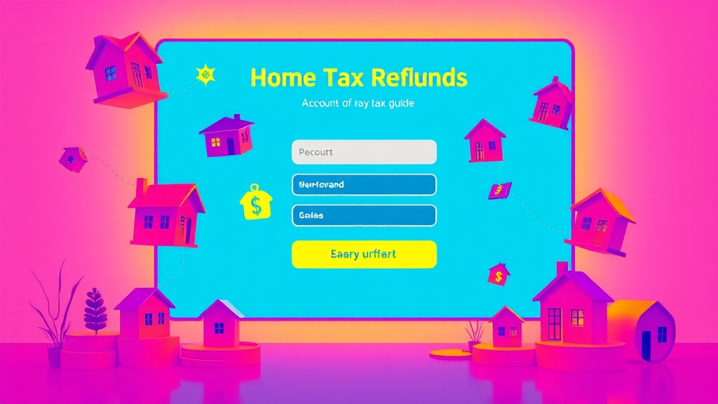 홈택스 환급 방법 (popart 스타일)