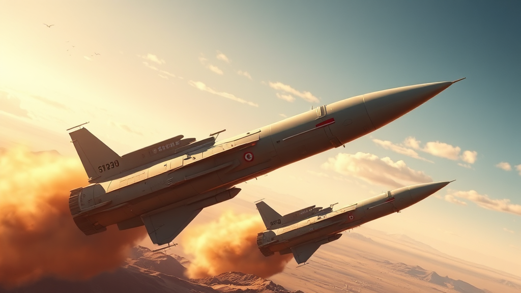 천궁2 사업의 미래와 방산 섹터의 성장 가능성 (realistic 스타일)