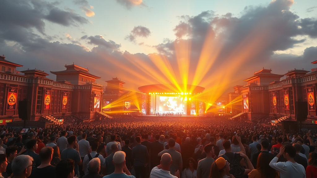 공연 관련 논란과 사회적 논의 (realistic 스타일)