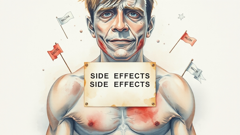 부작용, 미리 알아두세요! (watercolor 스타일)