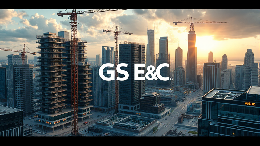 GS건설, 사업 전략은 무엇인가? (realistic 스타일)