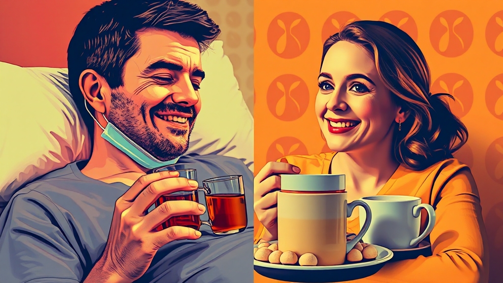 검사 부위별 통증 관리법 (popart 스타일)