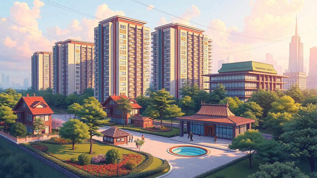 최고가 아파트 위치 분석: 지역별 특징 (illustration 스타일)