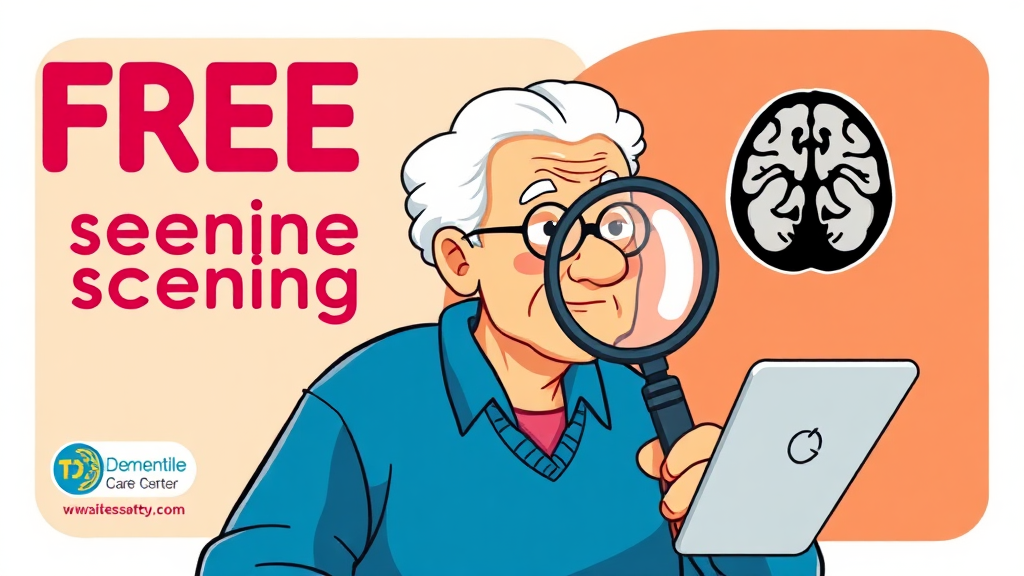 치매 검사는 어떻게 진행되나요? (cartoon 스타일)