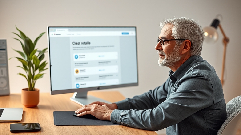 온라인으로 간편 조회 (realistic 스타일)