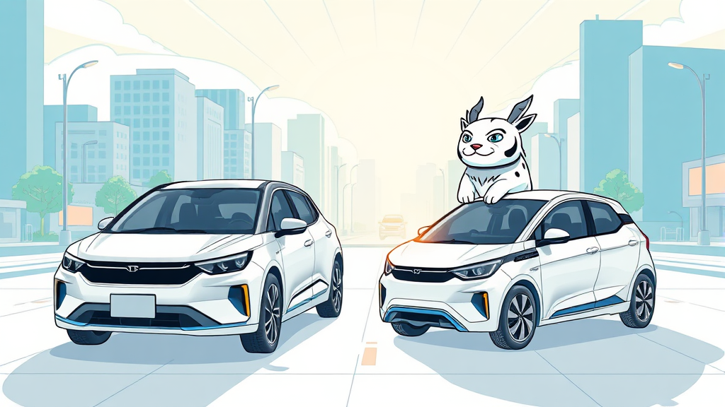 전기차 보조금 정보 (illustration 스타일)