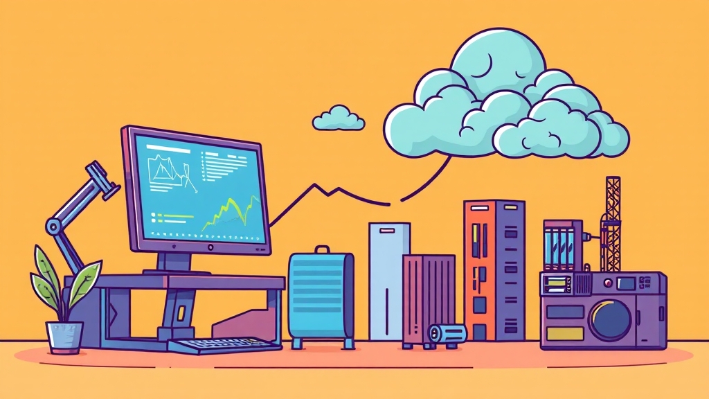 경제 동향 및 시장 변화 (cartoon 스타일)