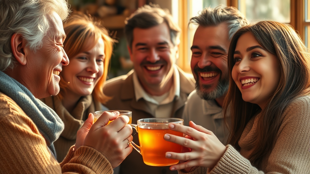 꿀: 천연 항균, 면역력 UP (realistic 스타일)