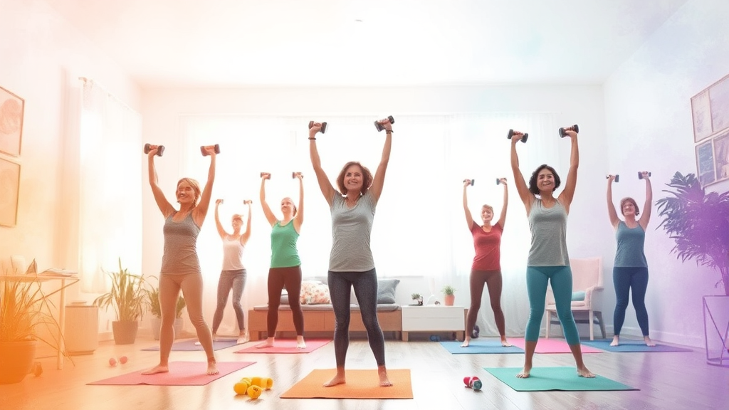 홈트 Q&A: 궁금증 해결 (watercolor 스타일)