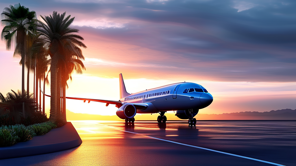 땡처리 항공권, 언제 어떻게 찾아야 할까요? (realistic 스타일)