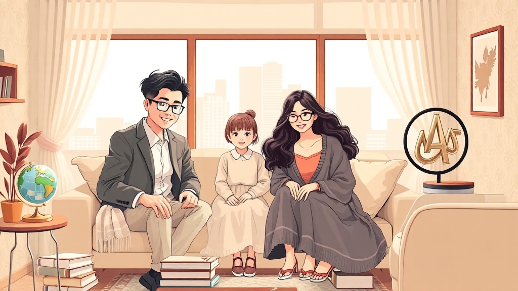 소득 & 재산, 얼마나 되어야 할까? (illustration 스타일)