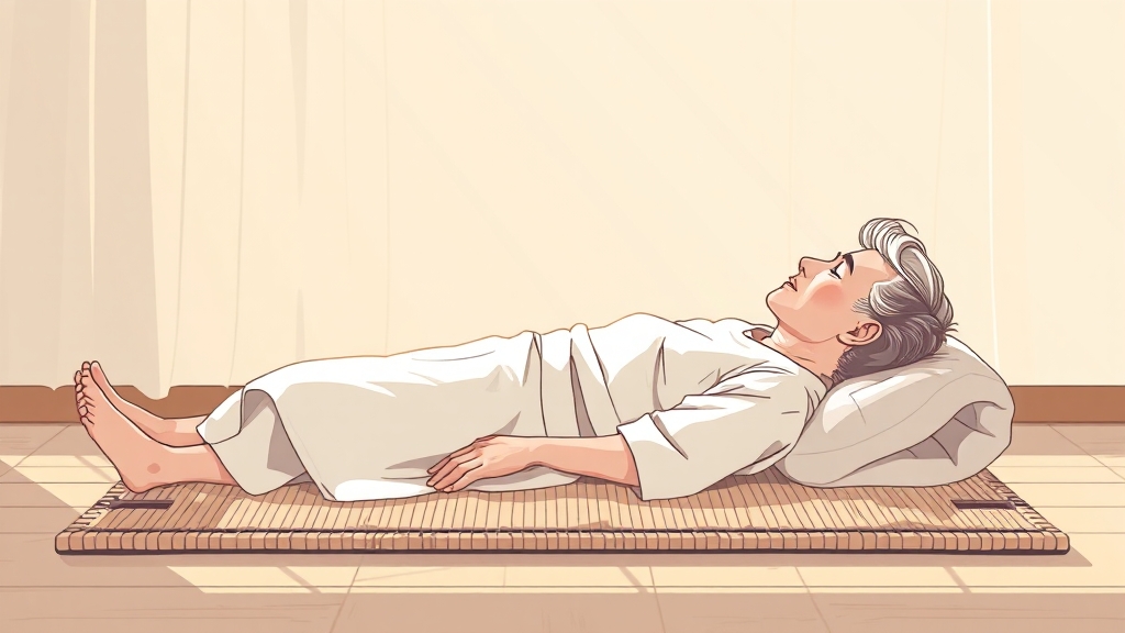 통증 완화 및 정서적 지원 (illustration 스타일)