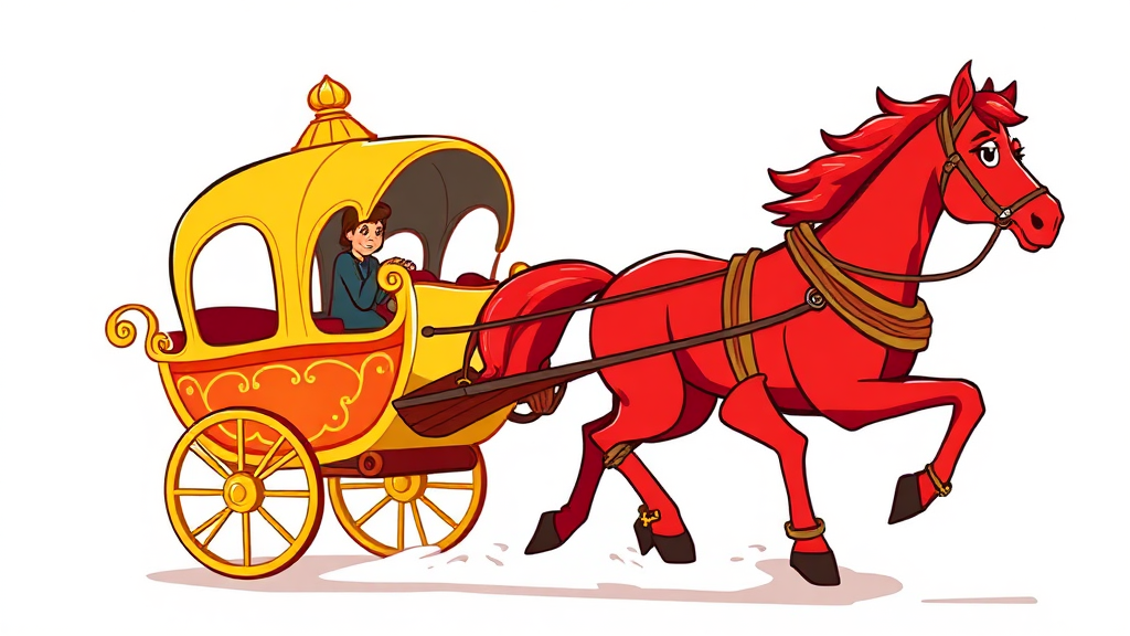 2026년 병오년, 어떤 해? (cartoon 스타일)