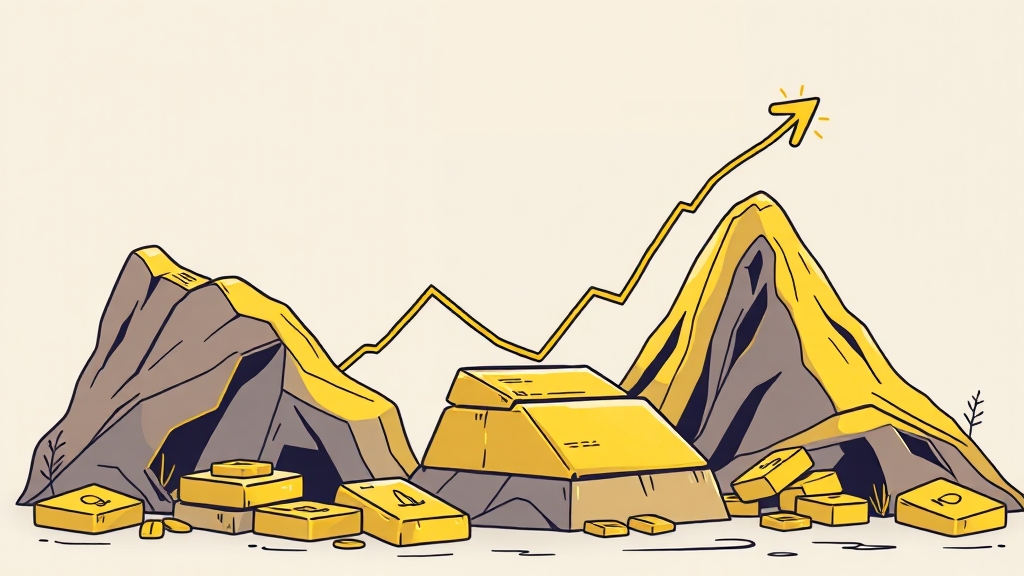 금 시세 변동과 투자 전략 (illustration 스타일)
