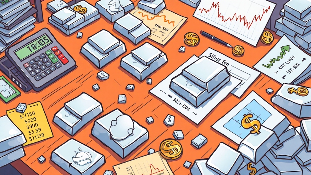 은 시세 확인 및 계산법 (cartoon 스타일)