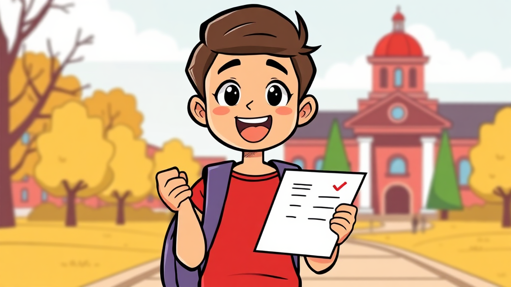 합격 후, 이것만은 꼭! (cartoon 스타일)