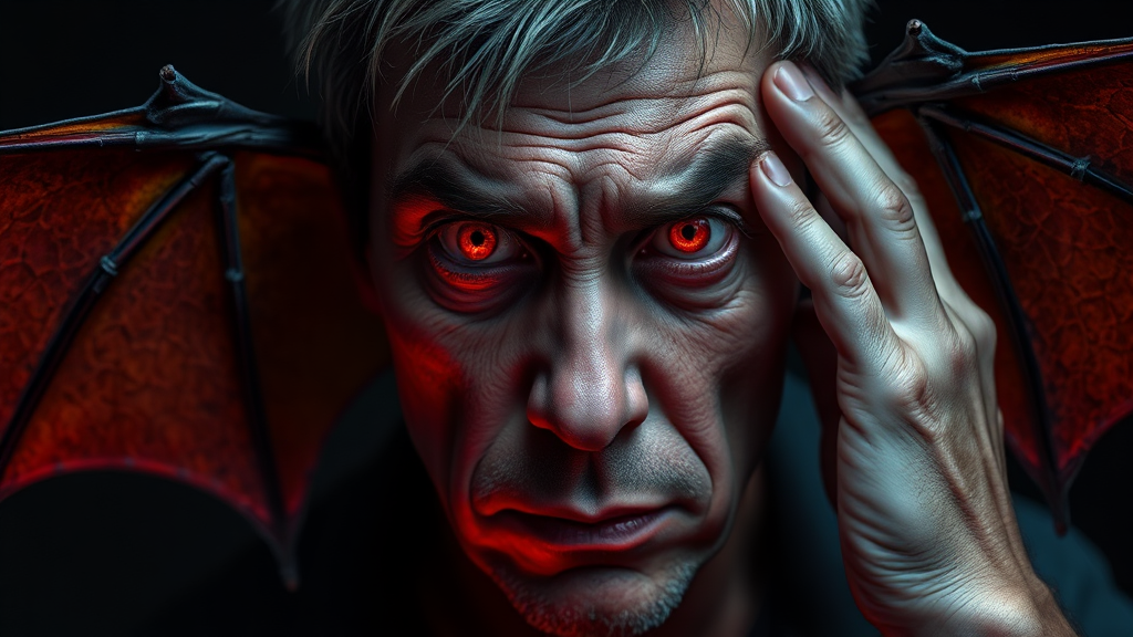 니파 바이러스 주요 증상 (realistic 스타일)