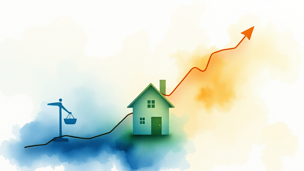 최근 금리 동향 및 변화 (watercolor 스타일)