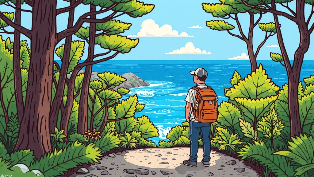 동해안 여행의 새로운 시작 (cartoon 스타일)