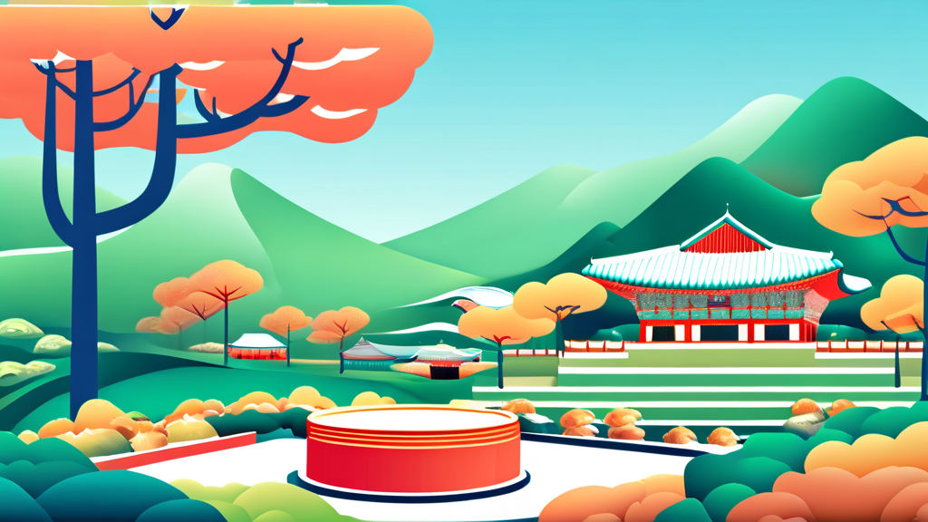 지역 특색을 담은 특별한 축제 탐방 (illustration 스타일)