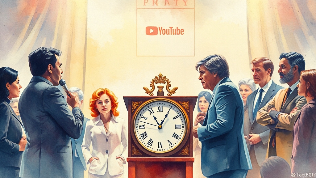 대선후보 경선 일정 및 중계 정보 (watercolor 스타일)