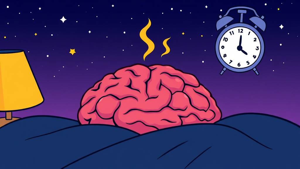 불면증 해결 A to Z 5 멜라토닌이란 무엇인가? (cartoon 스타일)