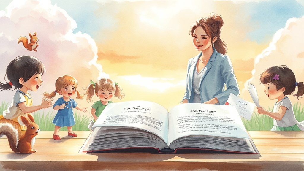 육아휴직, 이렇게 신청하세요! (watercolor 스타일)