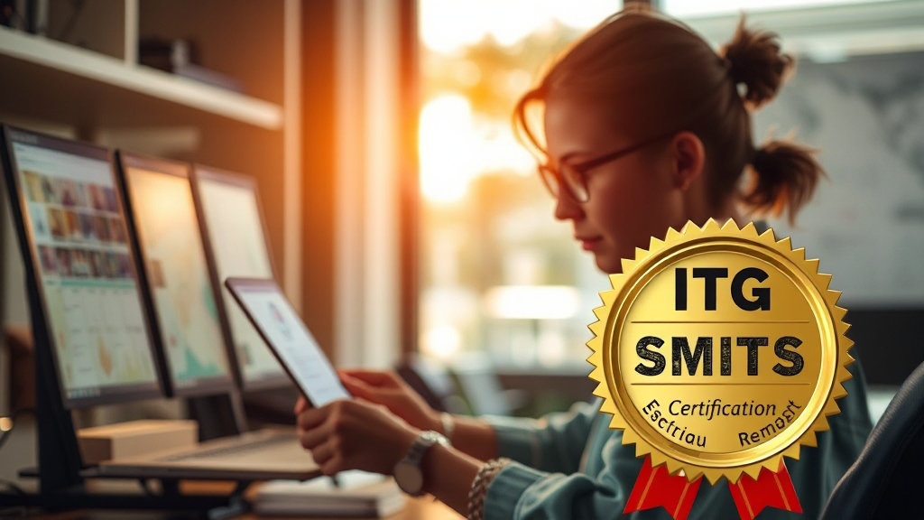 ITQ 자격증 취득 후 활용 (realistic 스타일)