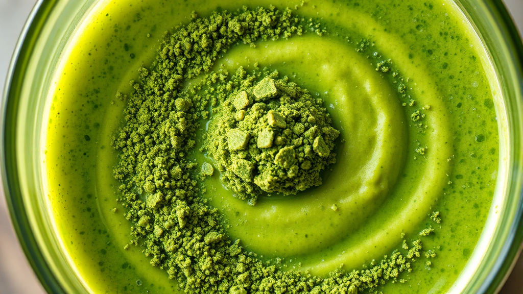 컬리케일 분말, 섭취 방법 (realistic 스타일)