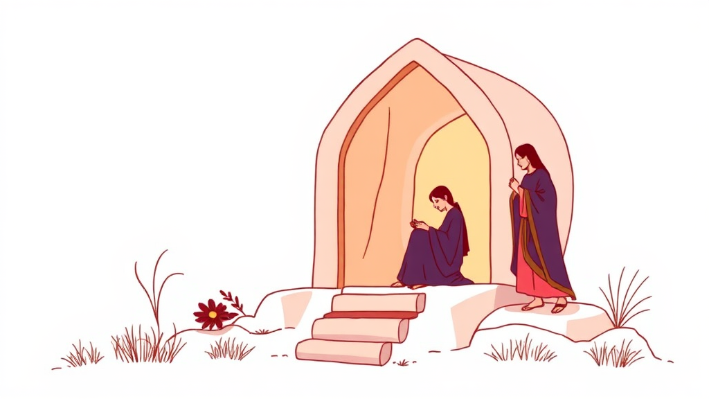 사순절, 신앙심을 깊게 하는 방법 (illustration 스타일)