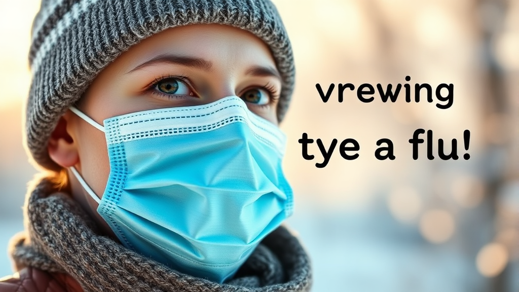 A형 독감, 건강하게 이겨내세요! (realistic 스타일)