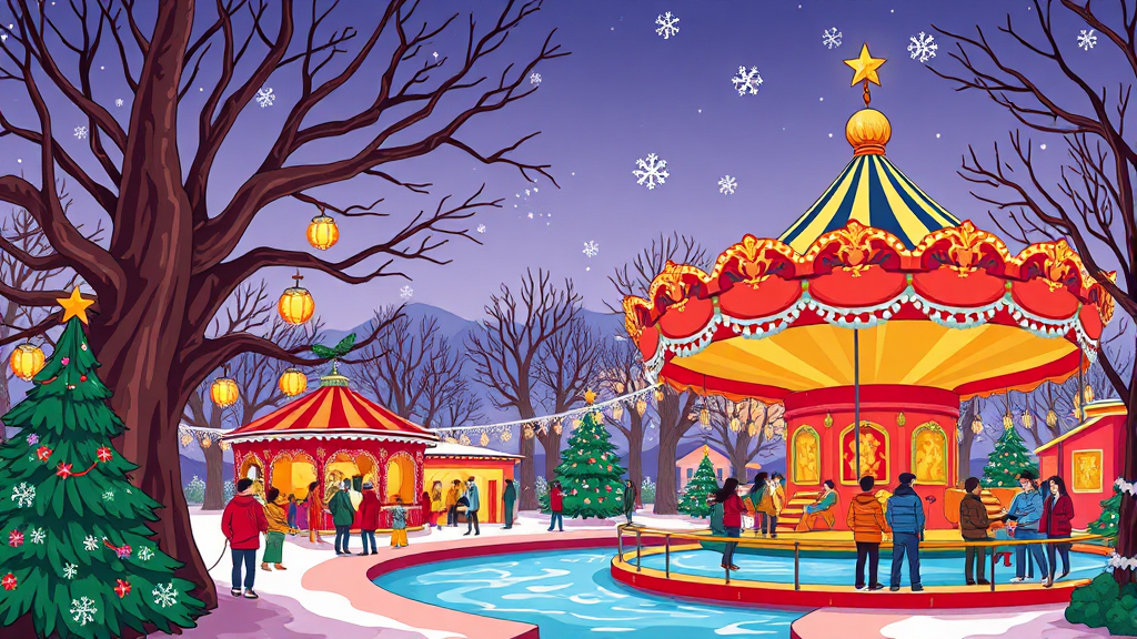 축제, 어떻게 즐길까? (cartoon 스타일)