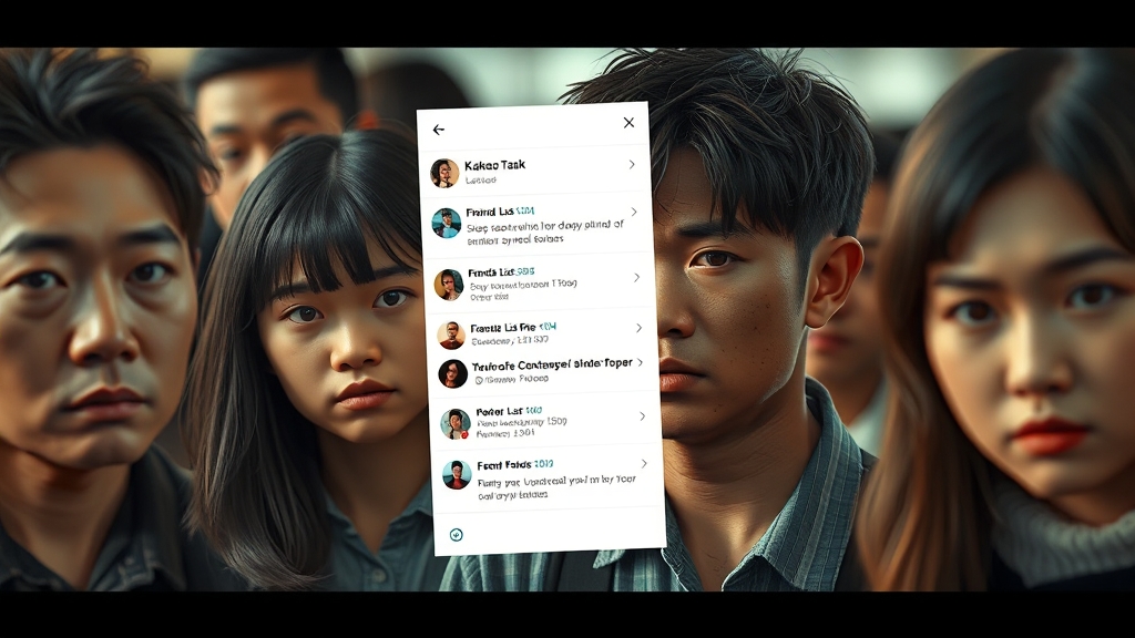 카톡 업데이트, 사용자 반응은? (realistic 스타일)