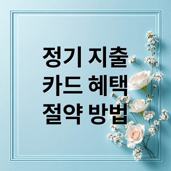 정기 지출
카드 혜택
절약 방법 (관리비, 핸드폰 요금, 기타 공과금을 위한 신용카드가 효율이 좋을까? 그냥 체크카드만 쓰는게 효율이 좋을까?)