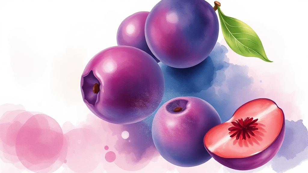 푸룬주스 섭취, 이것만은 주의하세요! (watercolor 스타일)