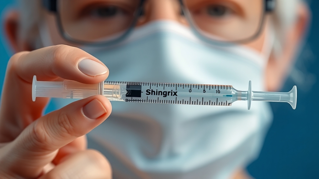 싱그릭스 접종 방법 및 주의사항 (realistic 스타일)