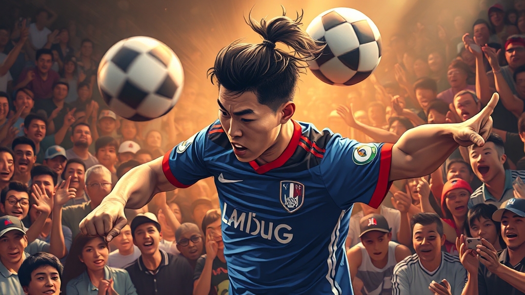 손흥민 MLS 데뷔전: 하이라이트 (illustration 스타일)