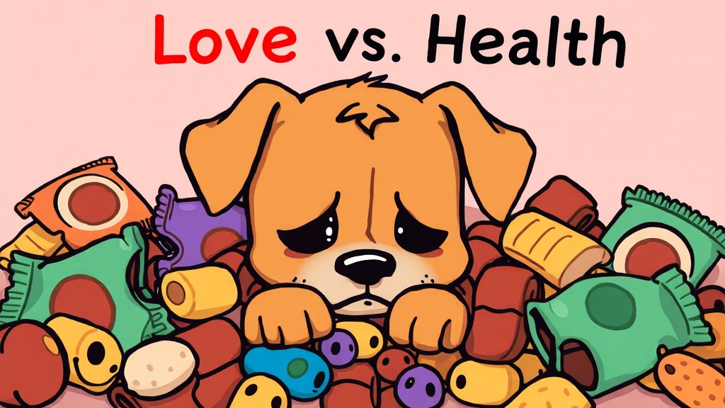 간식 과다 섭취, 왜 위험할까? (cartoon 스타일)